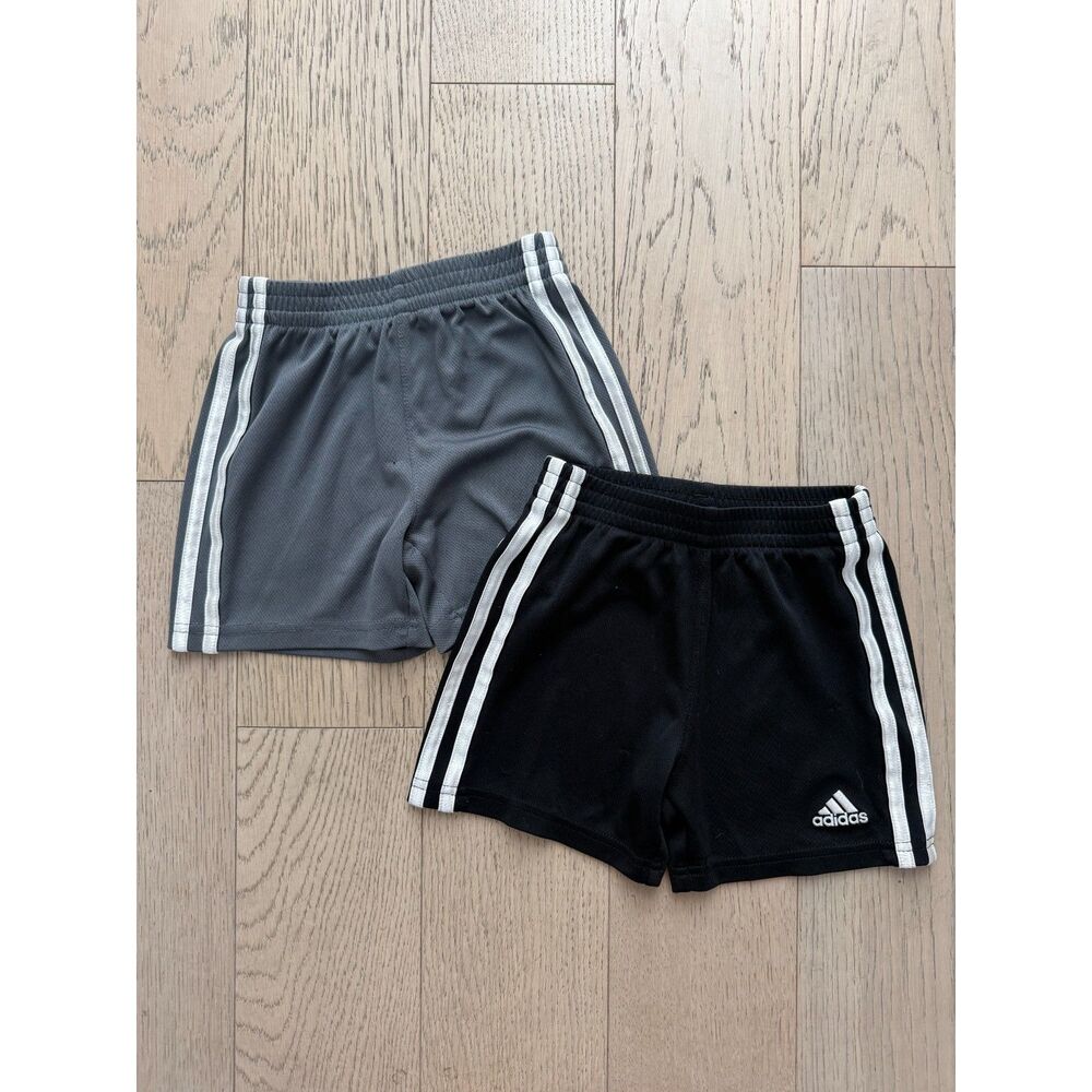 Adidas Toddler Boys Climalite Mesh Athletic Soccer Shorts Bundle (2pc) - Size 3T